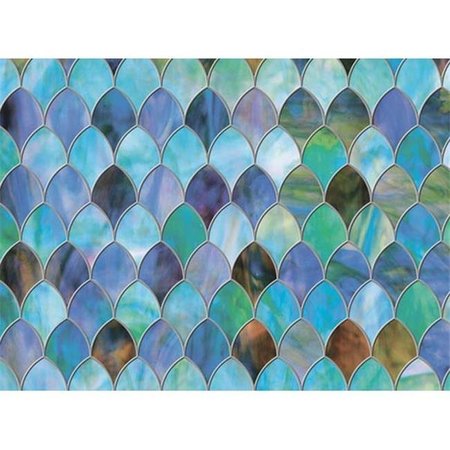 BREWSTER HOME FASHIONS Brewster Home Fashions PF0710 Peacock Sidelight Premium Film - 11.5 in. PF0710